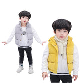 Boys Girls Corduroy Vest Winter Warm Thicken-Veeddydropshipping
